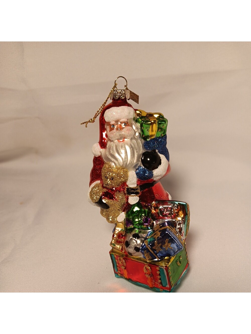 Christopher Radco Vintage Santa Claus Christmas Ornament, Tree Decor 5 in